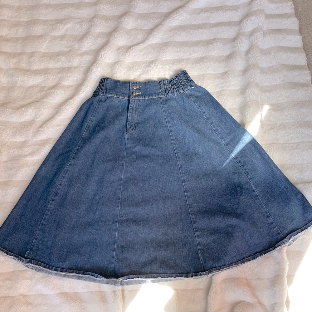 Denim skirt